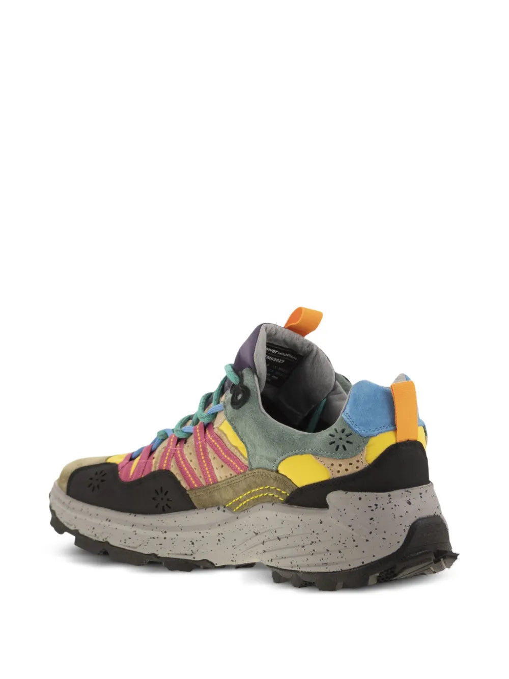Flower Mountain Suede Technical Fabric Iwano Sneakers