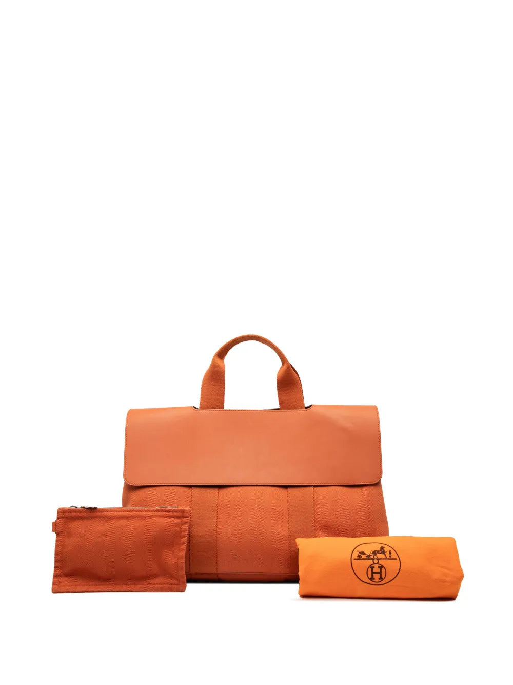 Pre-OwnedHerm??re-Owned1990-2010 Toile and Swift Valparaiso MM handbag