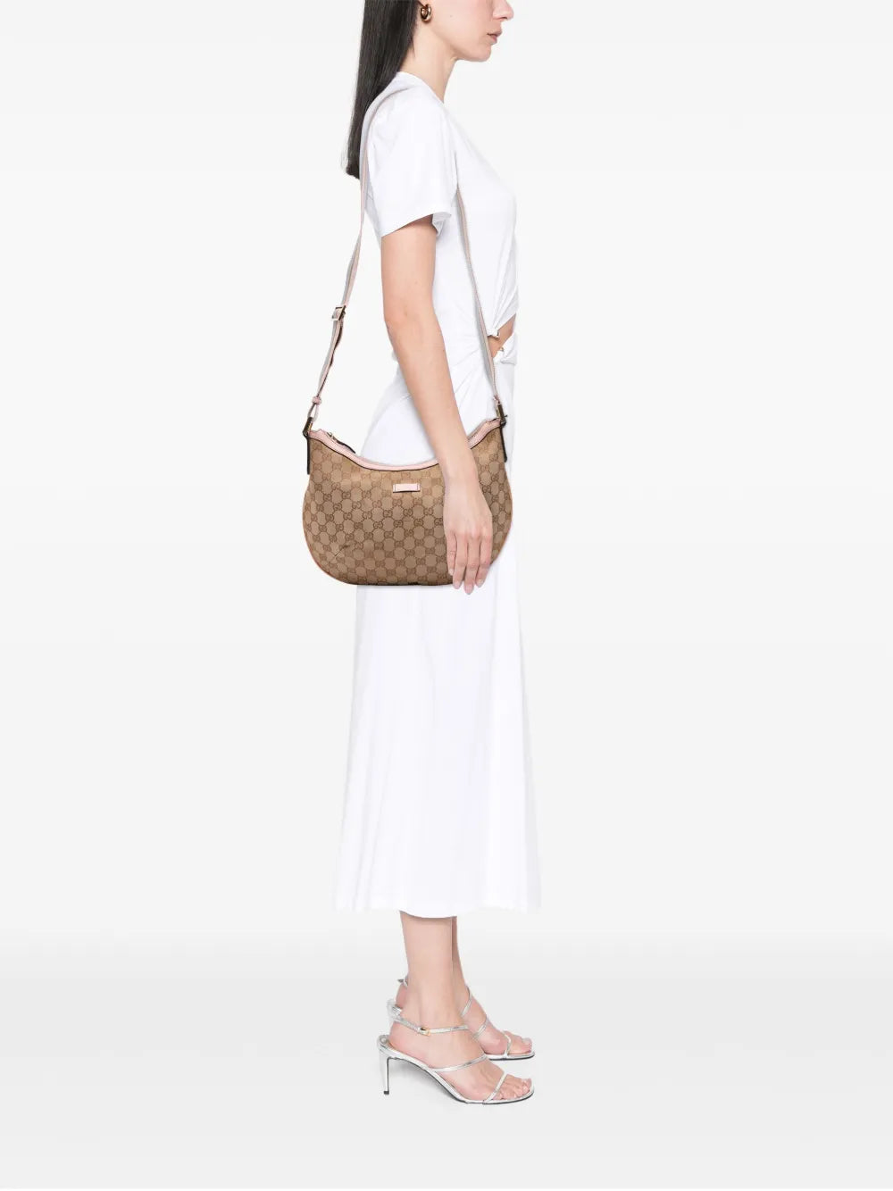 Pre-OwnedGucci Pre-Owned2016-2025 GG Canvas Web crossbody bag