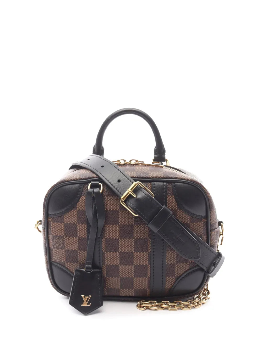 Pre-OwnedLouis Vuitton Pre-Owned2021-2025 Damier Ebene Valisette Souple BB satchel