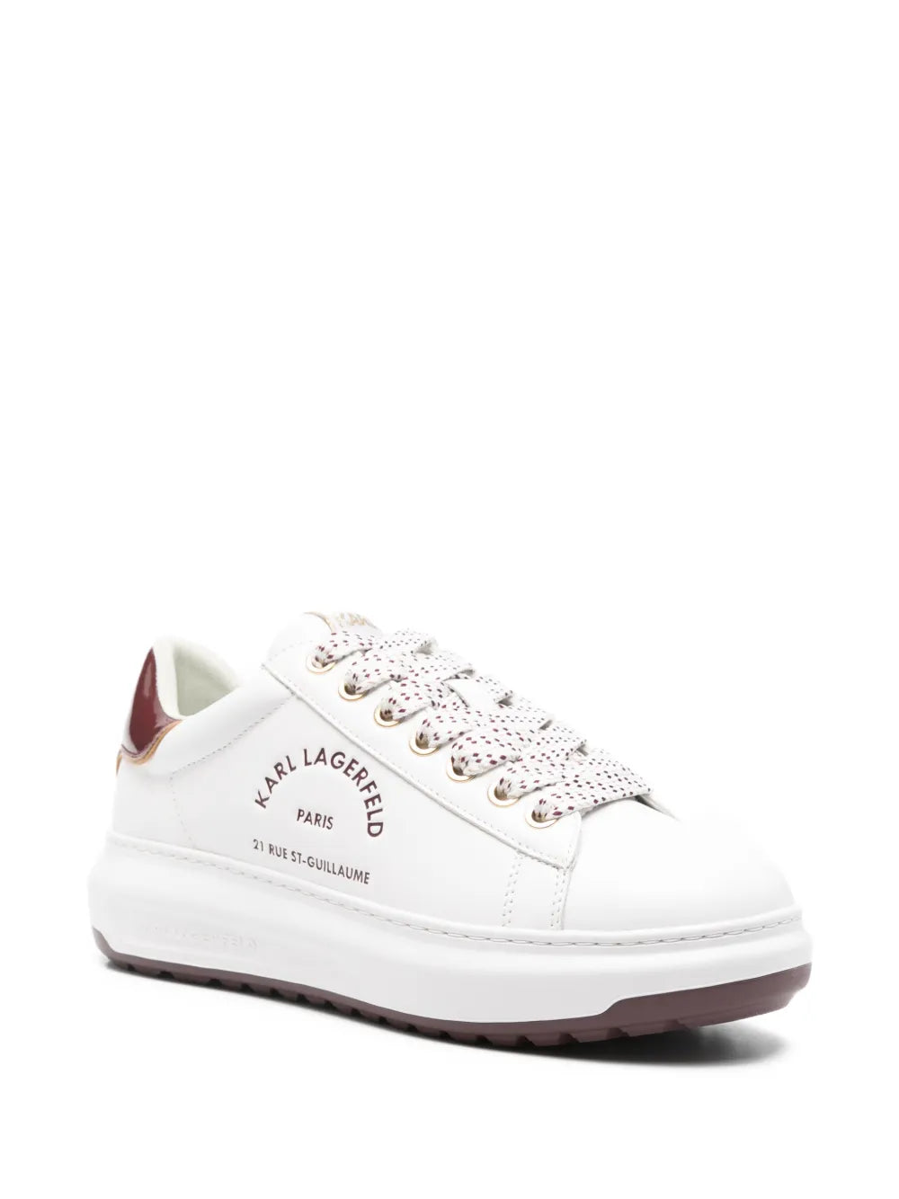 Karl Lagerfeld Logo Lace-Up Sneakers