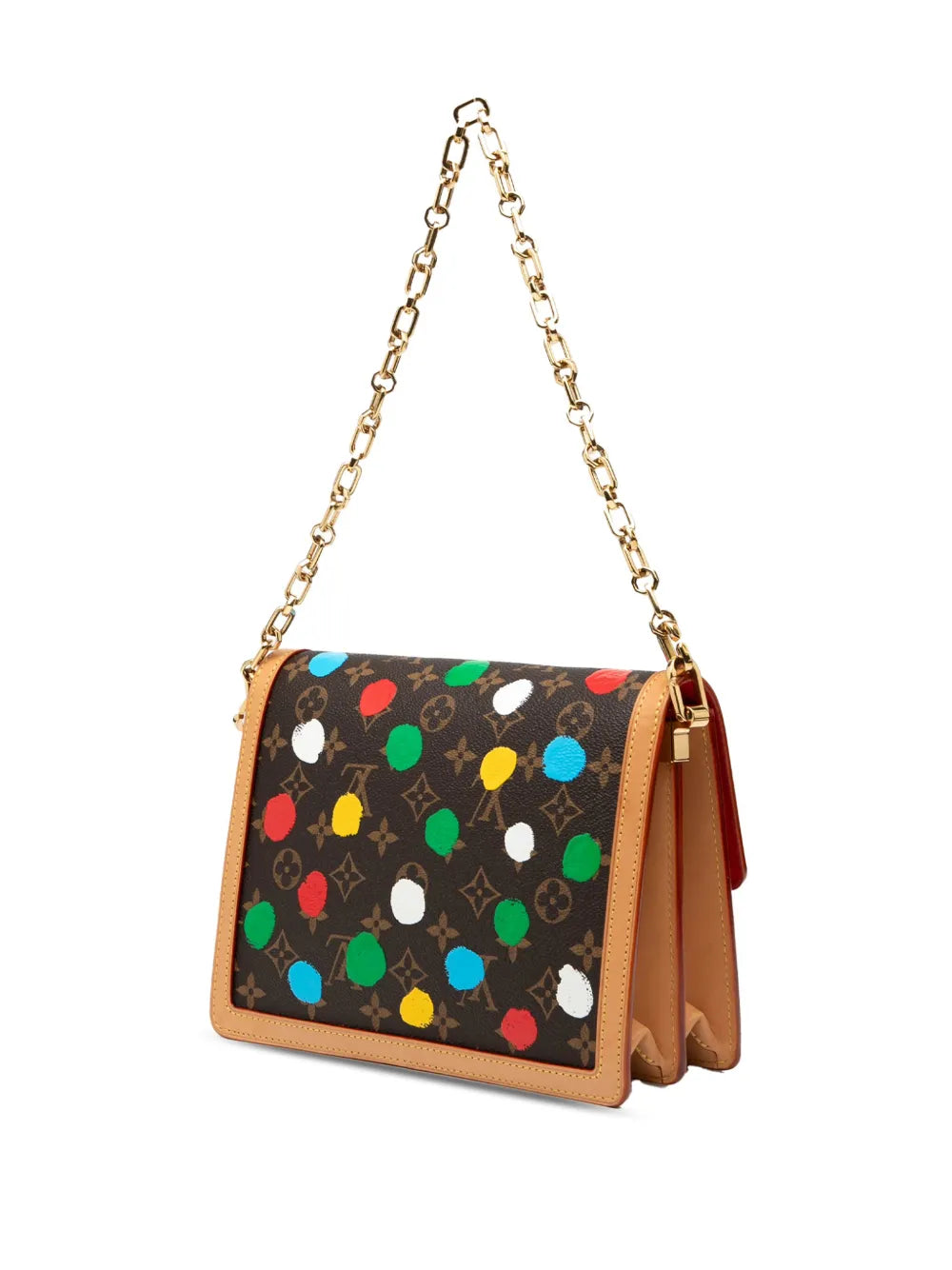 Pre-OwnedLouis Vuitton Pre-Owned2023 Yayoi Kusama Monogram Painted Dots Dauphine MM satchel
