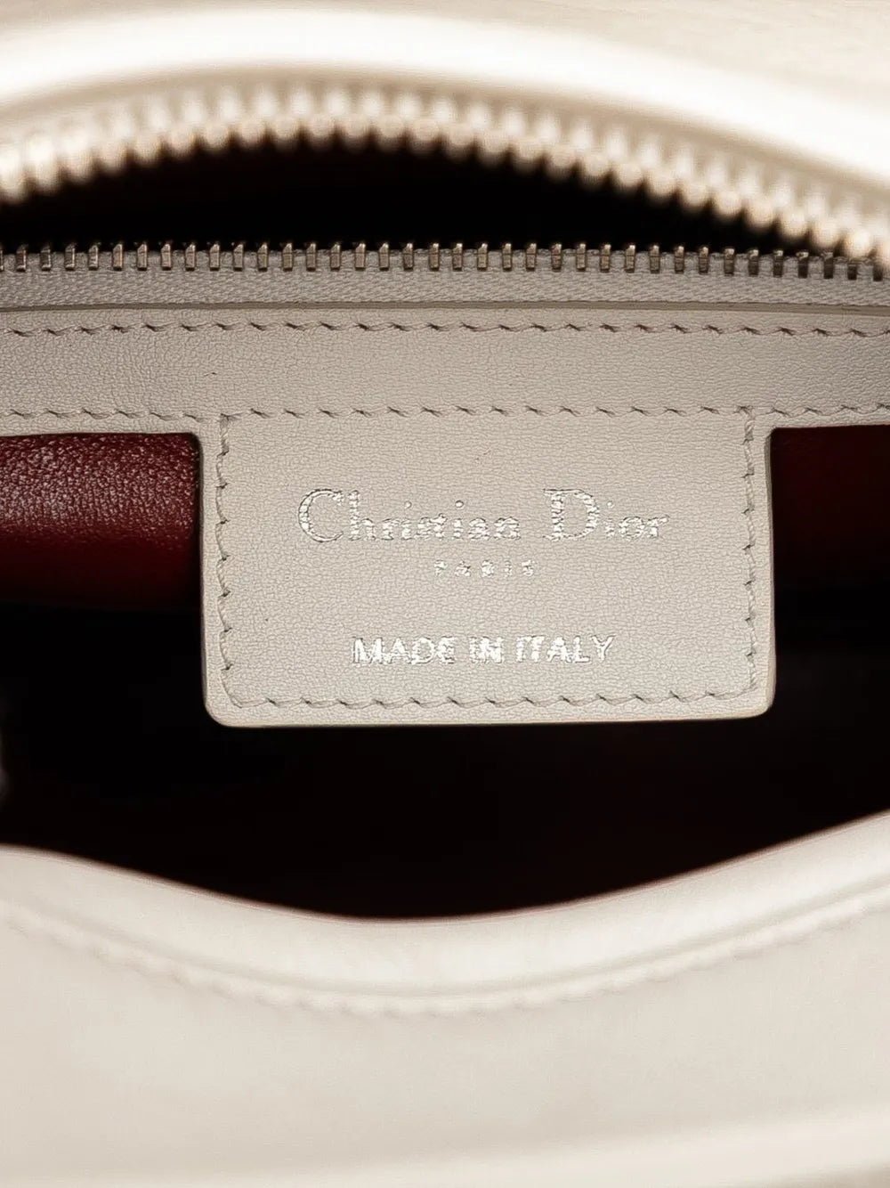 Pre-OwnedChristian Dior Pre-Owned2015 Medium Lambskin Paradise Lady Dior satchel
