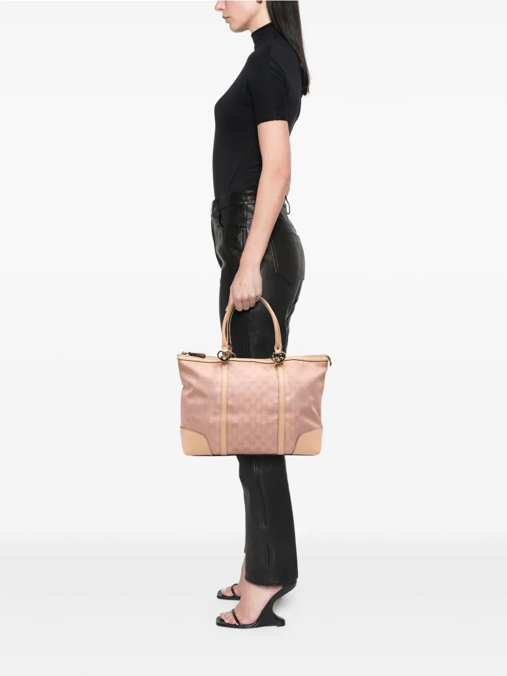 Pre-OwnedGucci Pre-Owned2016-2025 GG Metallic Canvas Lovely tote bag