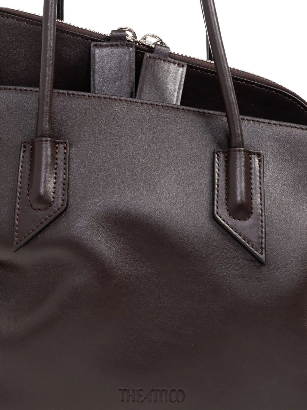 New SeasonThe AtticoMedium La Passeggiata zip top-handle tote bag