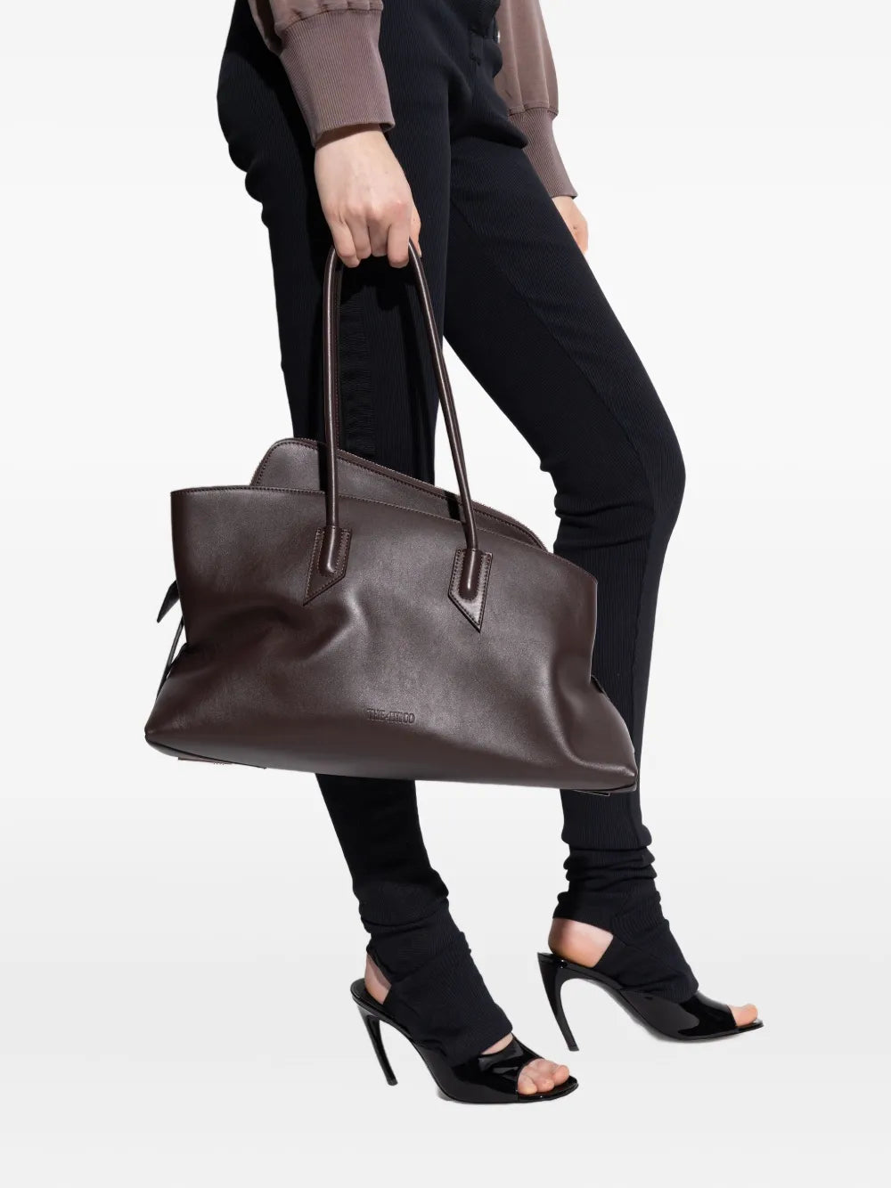 New SeasonThe AtticoMedium La Passeggiata zip top-handle tote bag