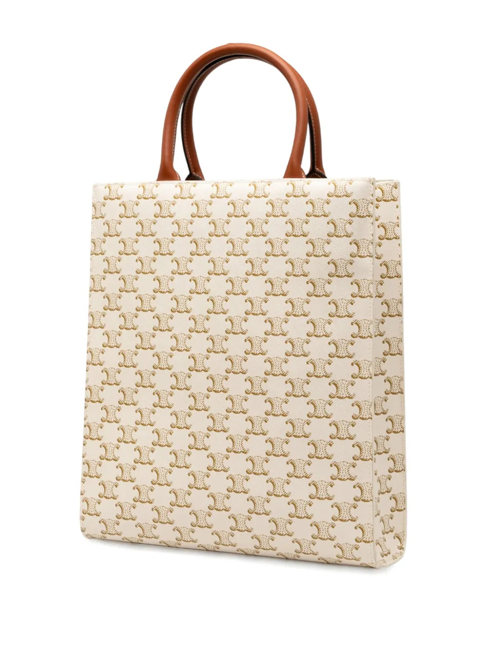 Pre-OwnedCeline Pre-Owned2000-2025 Small Triomphe Coated Canvas Vertical Cabas satchel