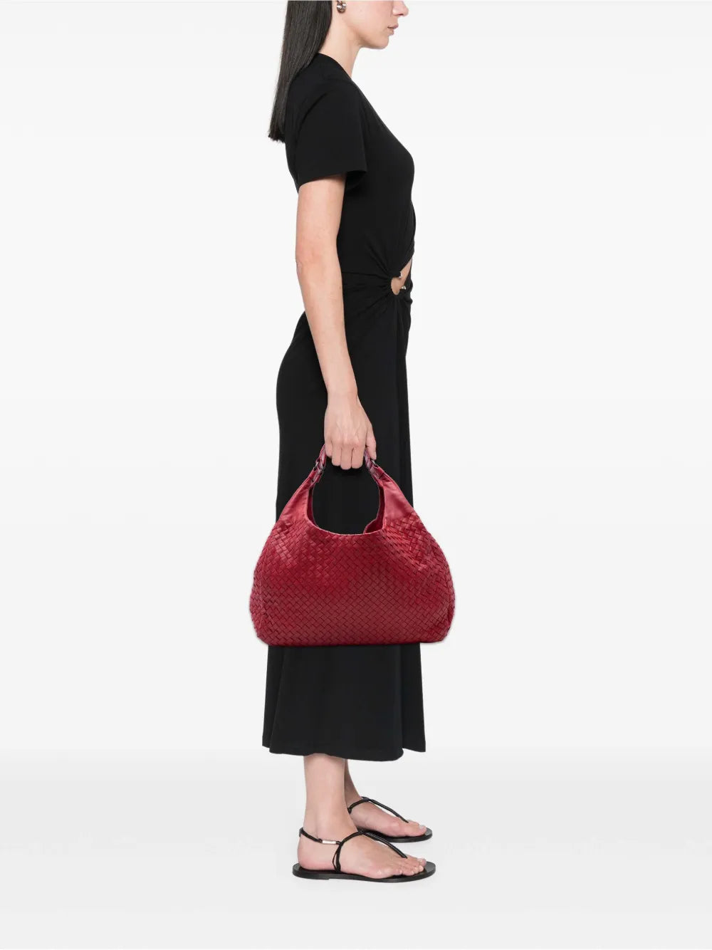 Pre-OwnedBottega Veneta Pre-Owned2012-2025 Large Nappa Intrecciato Campana hobo bag