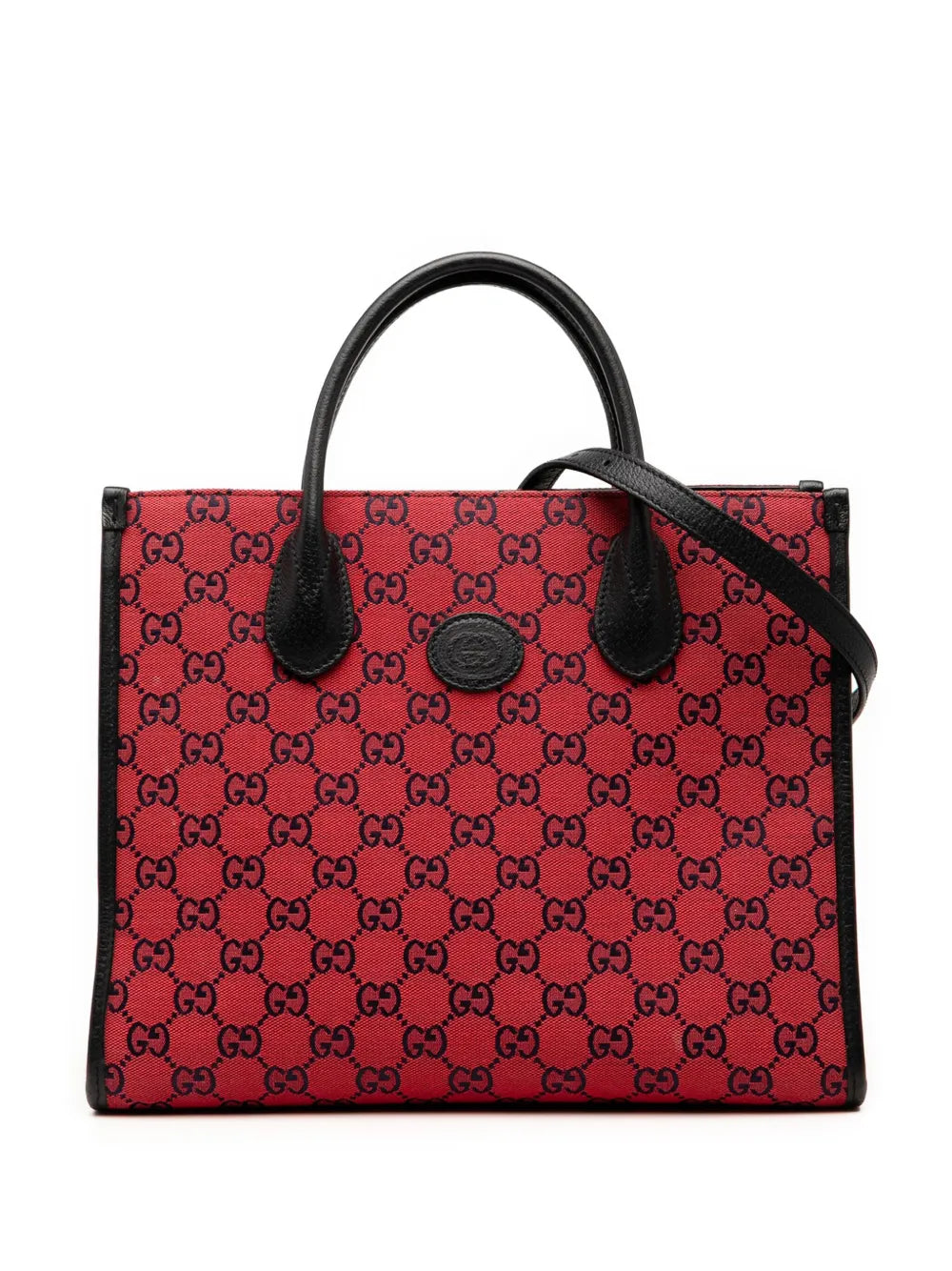 Pre-OwnedGucci Pre-Owned2016-2025 Small GG Canvas Interlocking G Tote satchel