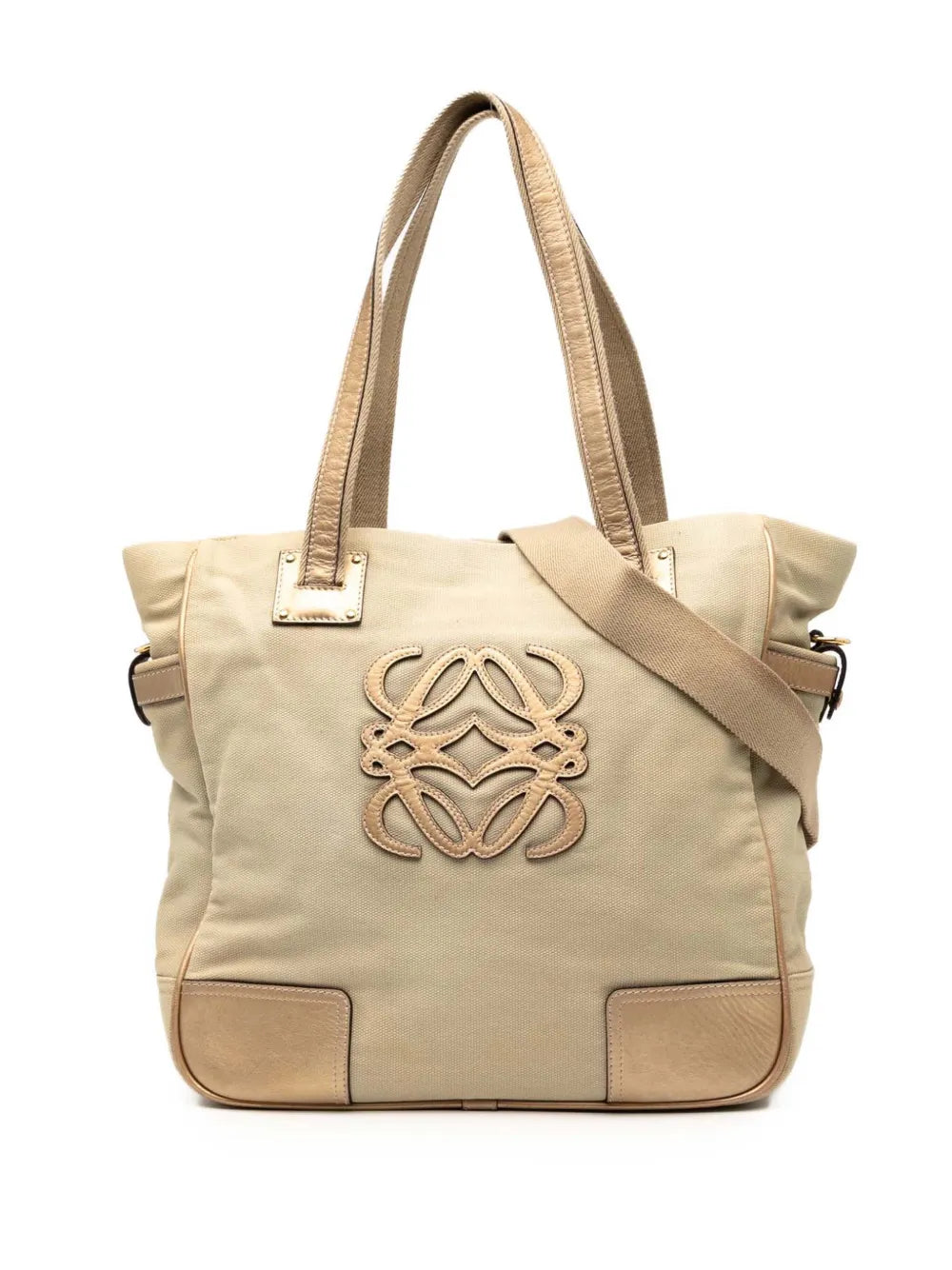 Pre-OwnedLoewe Pre-Owned2010-2025 Canvas Anagram satchel
