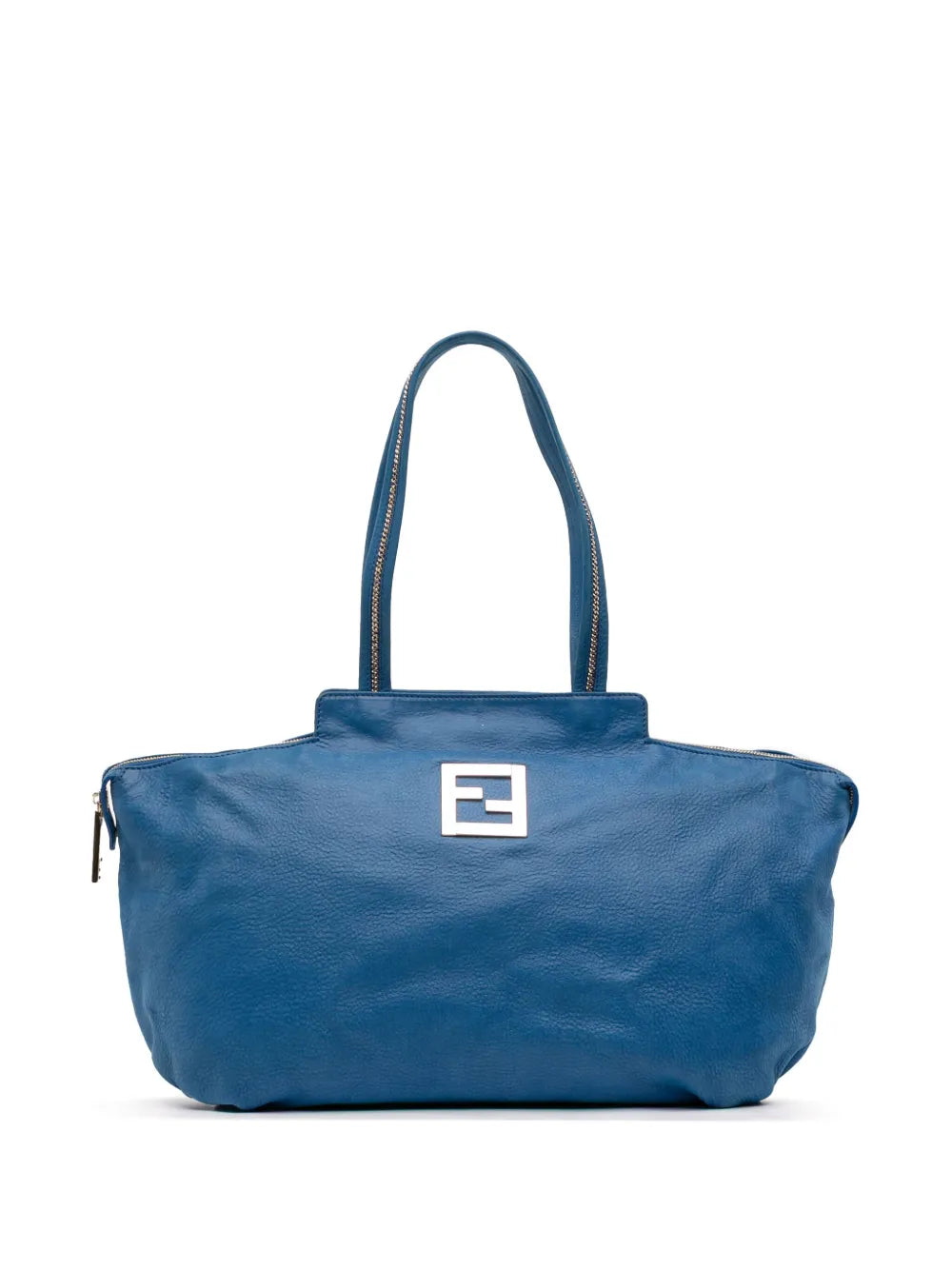 Pre-OwnedFendi Pre-Owned2010-2025 Medium FF Nubuck Chains tote bag