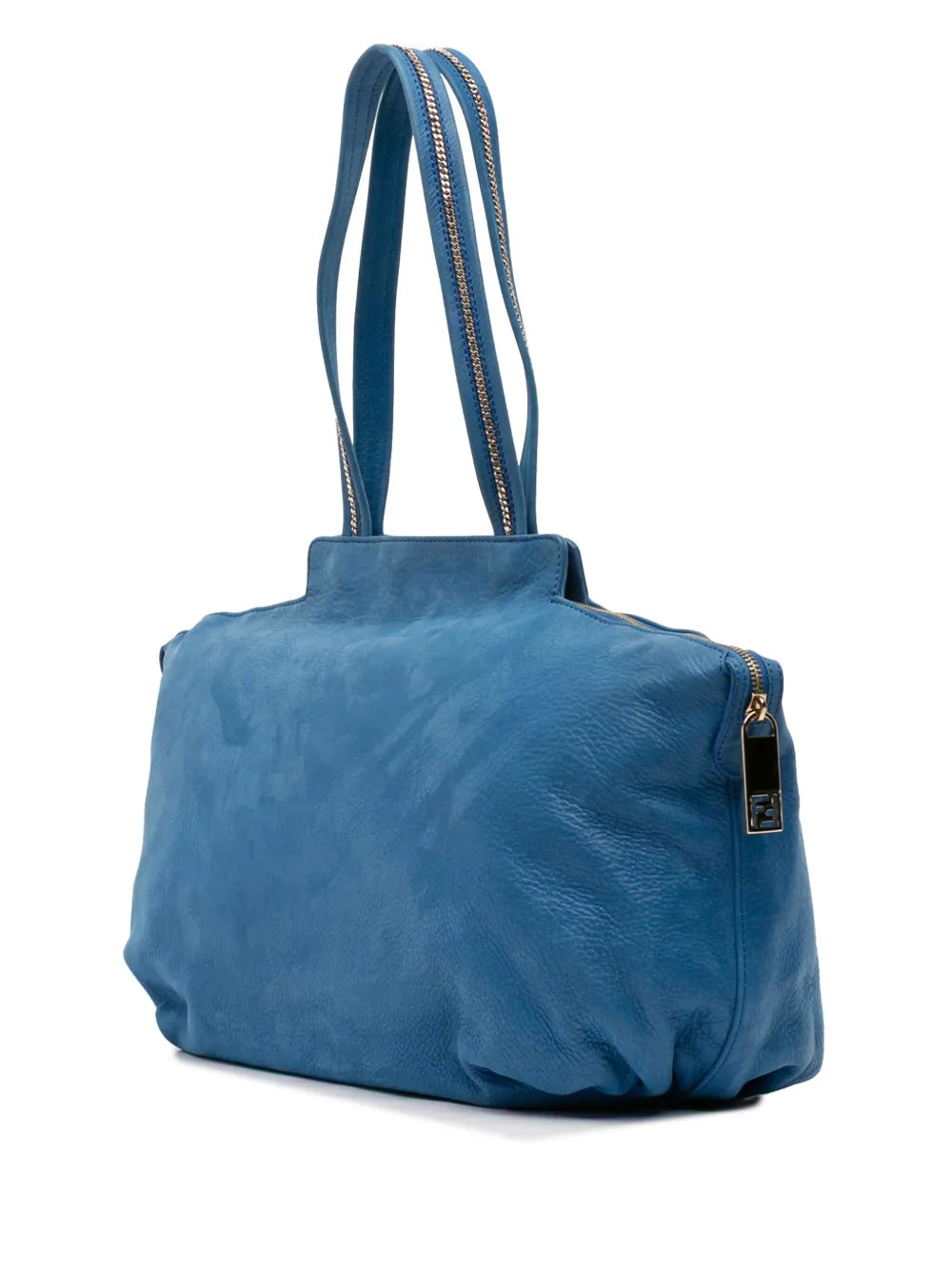 Pre-OwnedFendi Pre-Owned2010-2025 Medium FF Nubuck Chains tote bag
