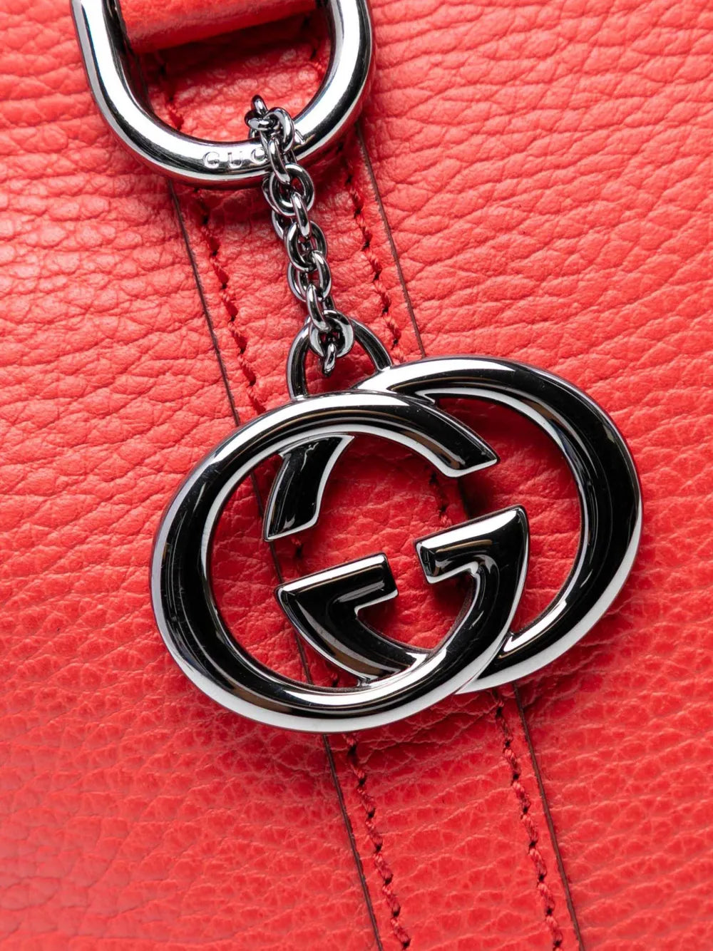 Pre-OwnedGucci Pre-Owned2016-2025 Leather GG Charm Dome satchel