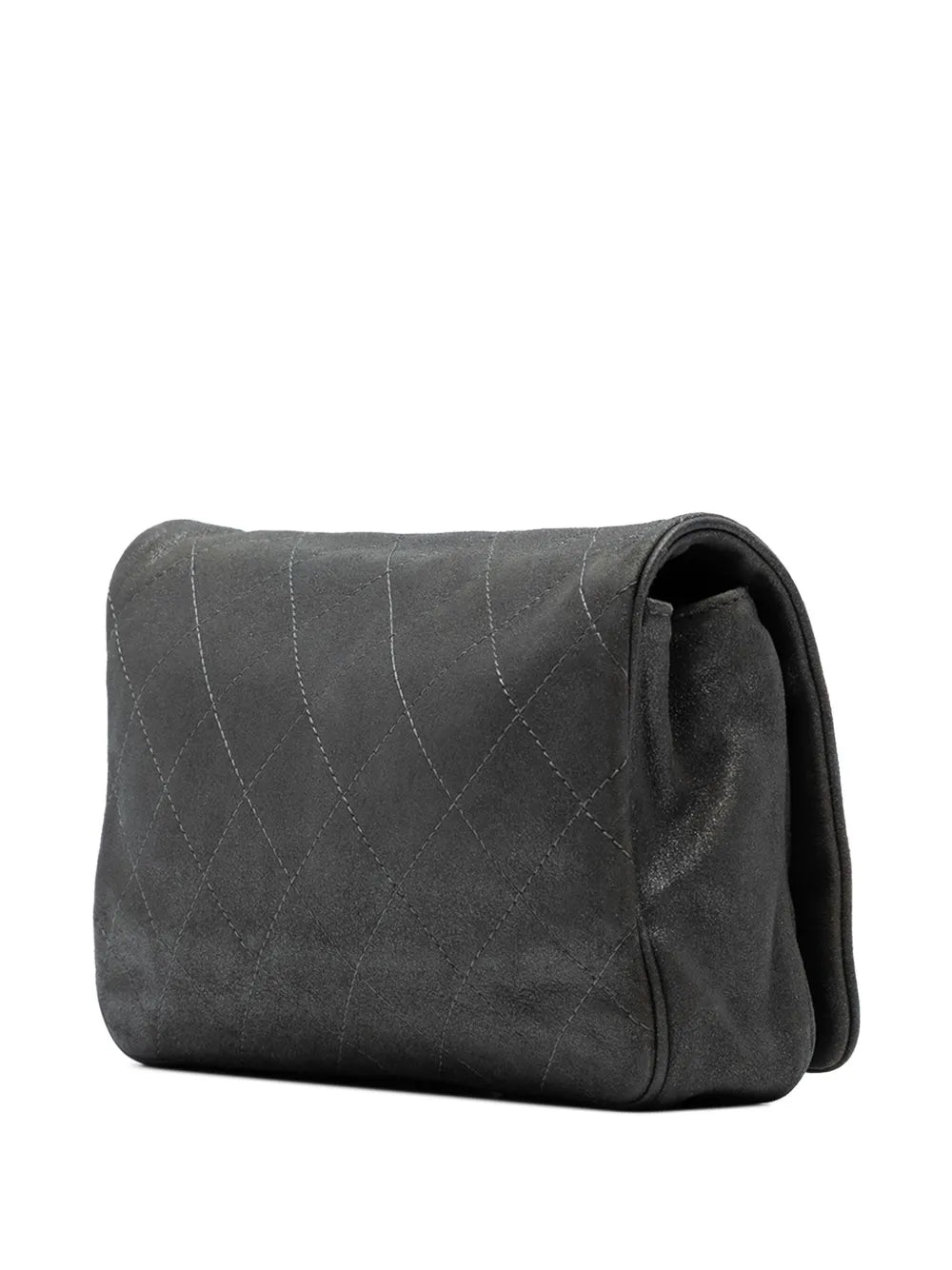 Pre-OwnedCHANEL Pre-Owned2013-2014 CC Quilted Iridescent Calfskin Single Flap crossbody bag