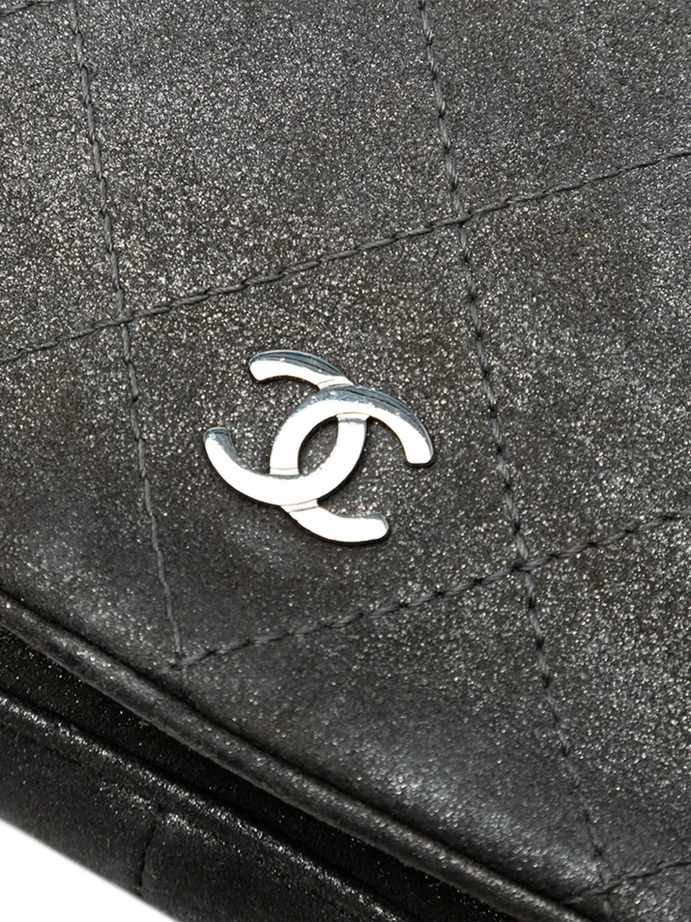 Pre-OwnedCHANEL Pre-Owned2013-2014 CC Quilted Iridescent Calfskin Single Flap crossbody bag