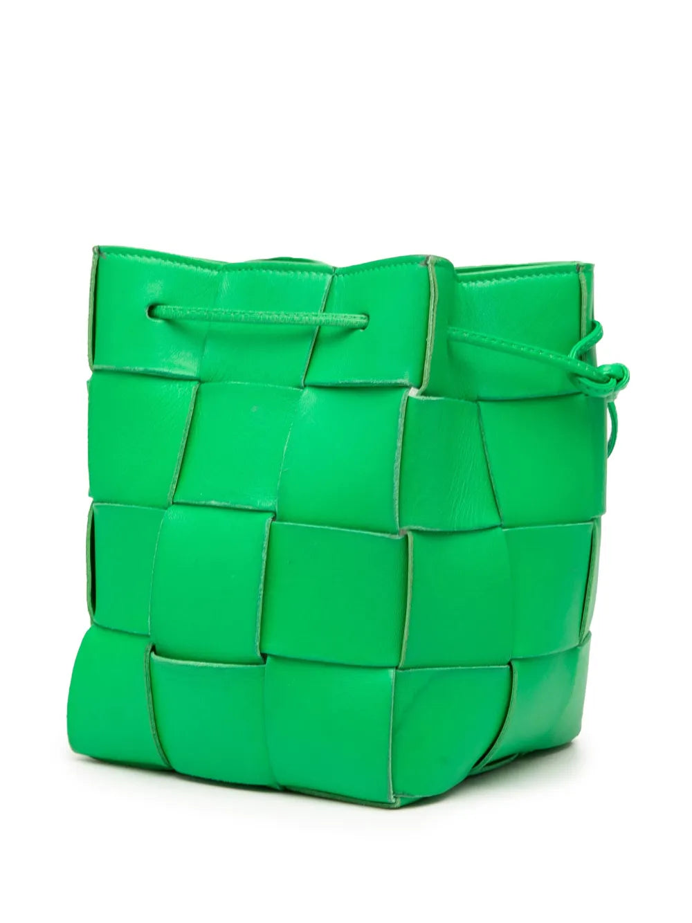 Pre-OwnedBottega Veneta Pre-Owned2012-2025 Small Nappa Maxi Intrecciato Cassette bucket bag