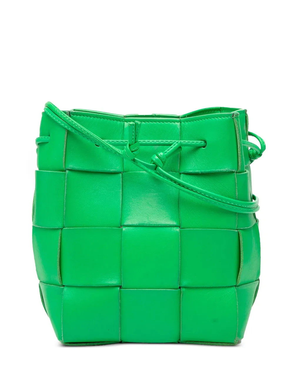 Pre-OwnedBottega Veneta Pre-Owned2012-2025 Small Nappa Maxi Intrecciato Cassette bucket bag