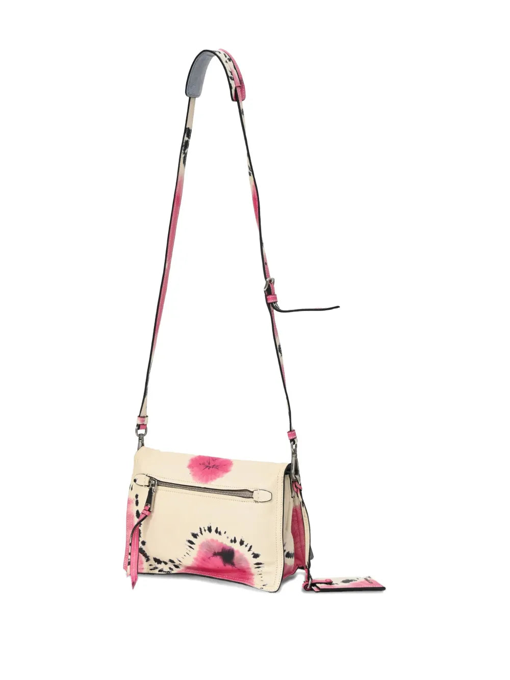 Pre-OwnedPrada Pre-Ownedtie dye etiquette shoulder bag