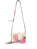 Pre-OwnedPrada Pre-Ownedtie dye etiquette shoulder bag