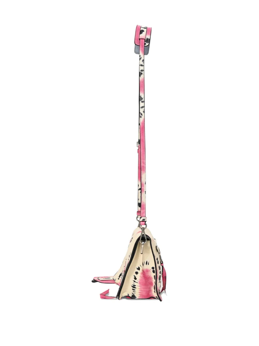 Pre-OwnedPrada Pre-Ownedtie dye etiquette shoulder bag