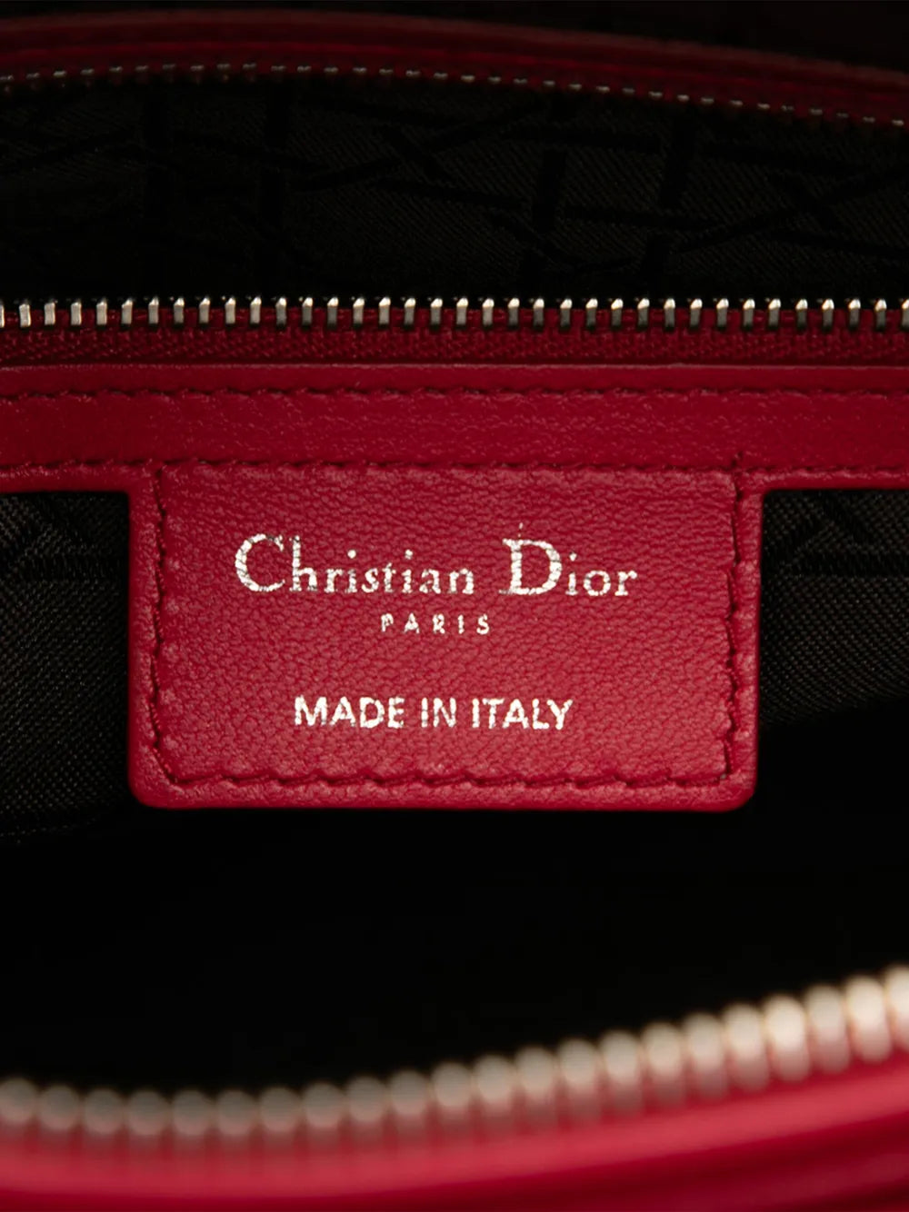 Pre-OwnedChristian Dior Pre-Owned2012 Large Lambskin Cannage Lady Dior satchel