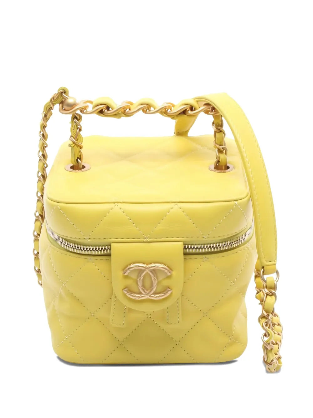 Pre-OwnedCHANEL Pre-Owned2021 diamond-quilting vanity bag