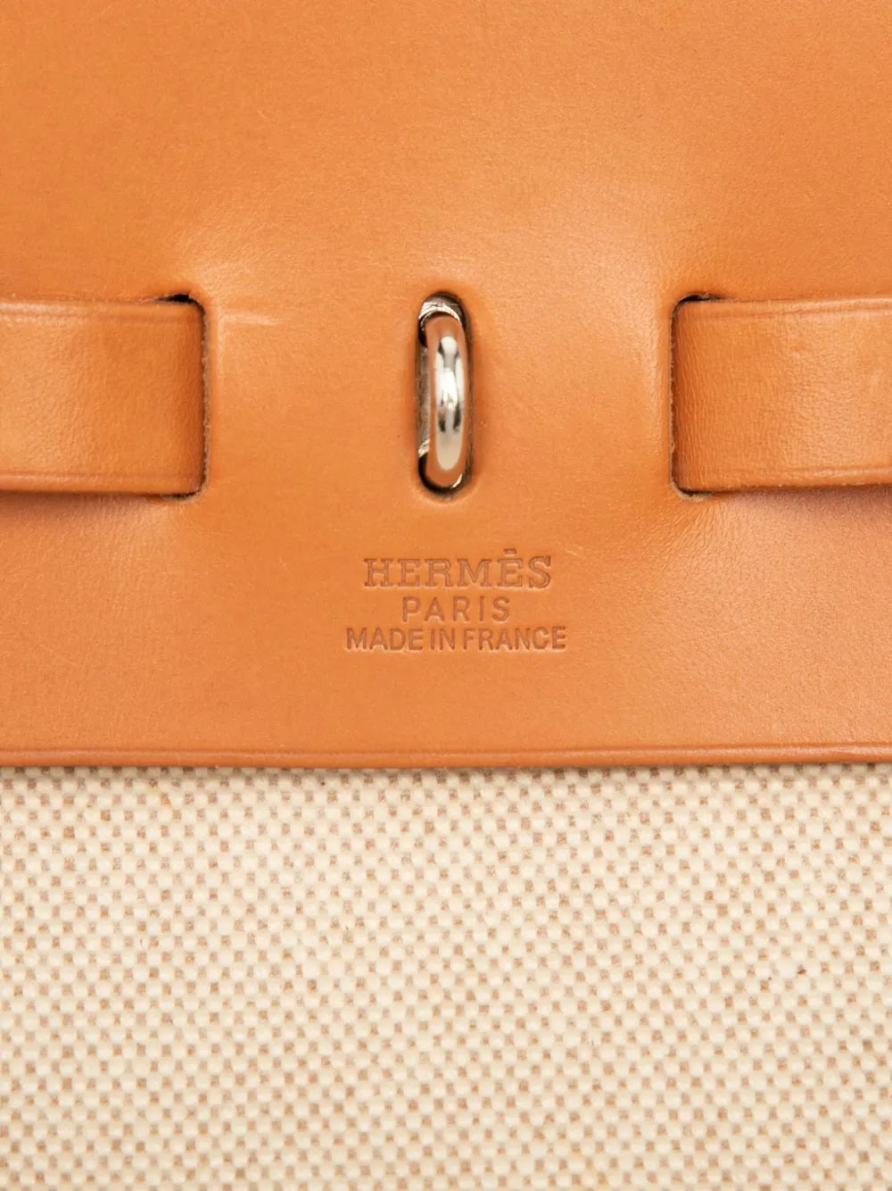 Pre-OwnedHermre-Owned2000 Toile Herbag MM satchel