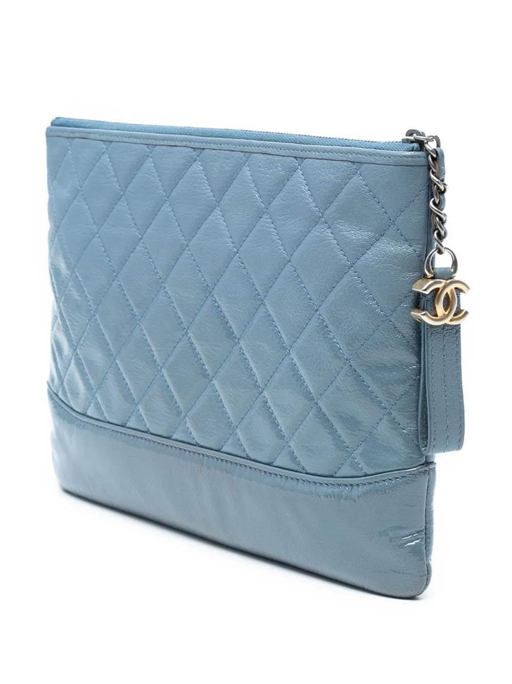 Pre-OwnedCHANEL Pre-Owned2018 Medium Aged Calfskin Gabrielle O Case clutch bag