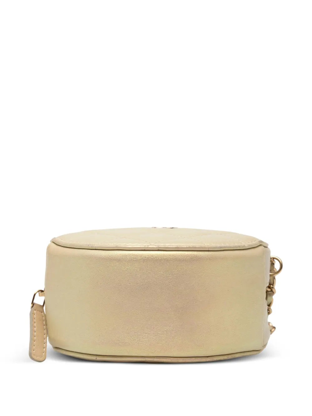 Pre-OwnedCHANEL Pre-Owned2020 Quilted Iridescent Lambskin Round Clutch With Chain crossbody bag