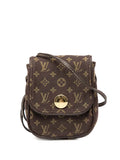 Pre-OwnedLouis Vuitton Pre-Owned2010-2025 Monogram Mini Lin Pochette Cancun crossbody bag