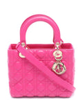 Pre-OwnedChristian Dior Pre-Owned2010-2025 Medium Lambskin Cannage Lady Dior satchel