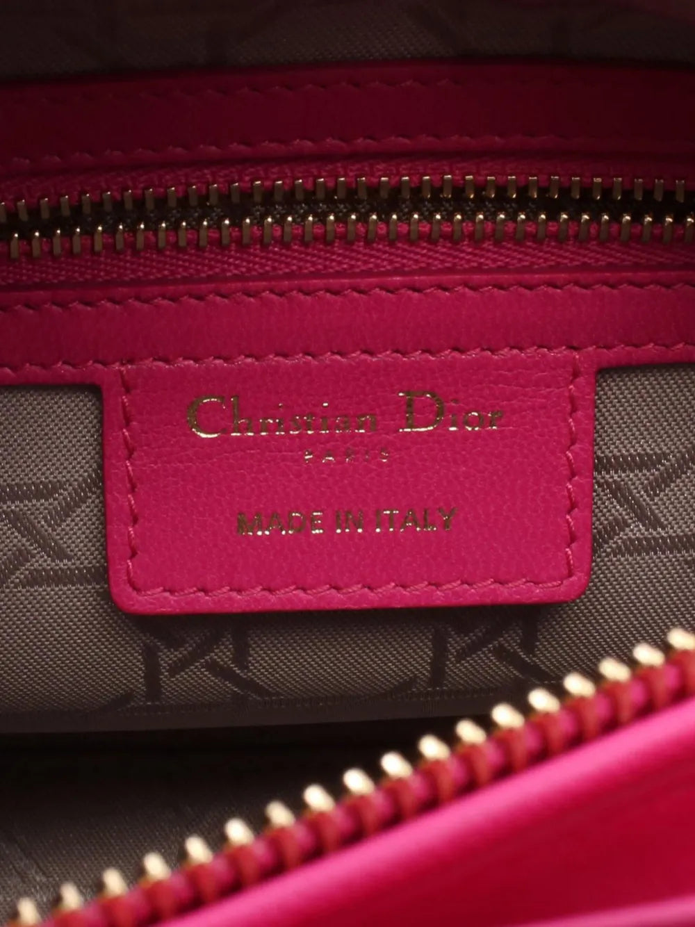 Pre-OwnedChristian Dior Pre-Owned2010-2025 Medium Lambskin Cannage Lady Dior satchel