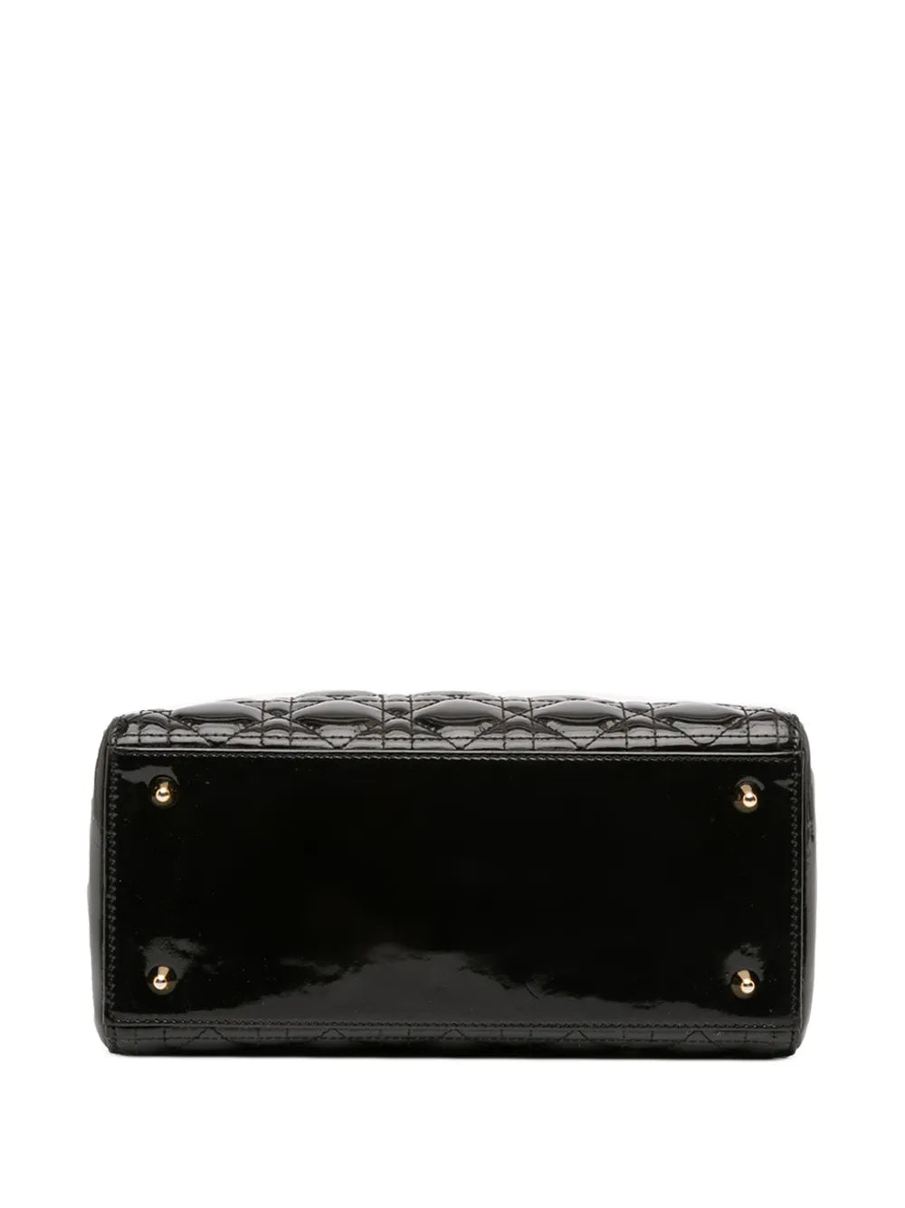 Pre-OwnedChristian Dior Pre-Owned2010 Medium Patent Cannage Lady Dior satchel