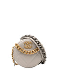 Pre-OwnedCHANEL Pre-Owned2021 Lambskin 19 Round Clutch with Chain satchel