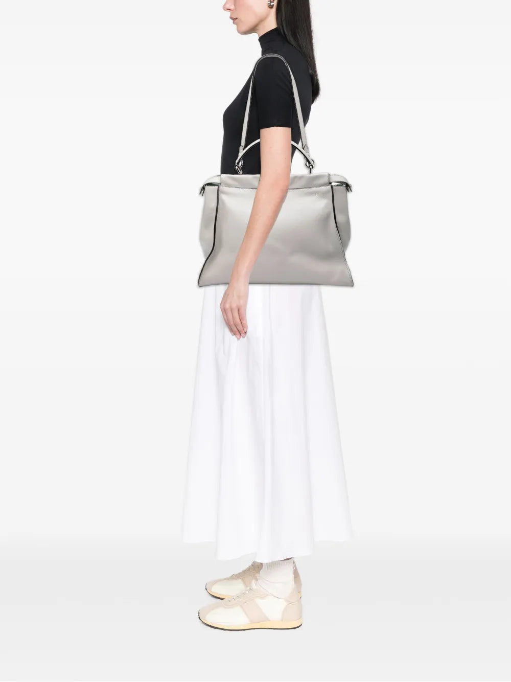 Pre-OwnedFendi Pre-Owned2000-2010 Large Leather Peekaboo satchel