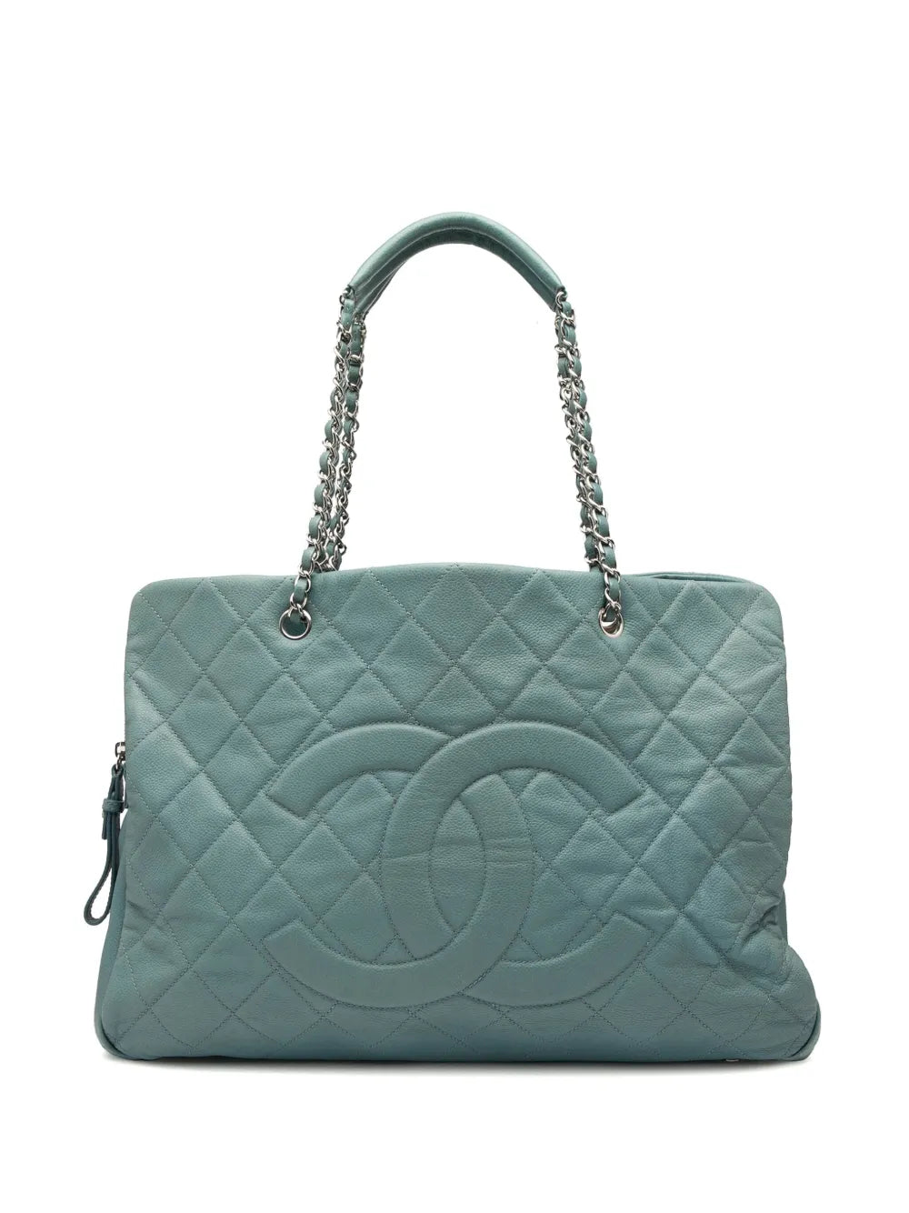 Pre-OwnedCHANEL Pre-Owned2010-2011 Quilted Caviar Timeless XL tote bag