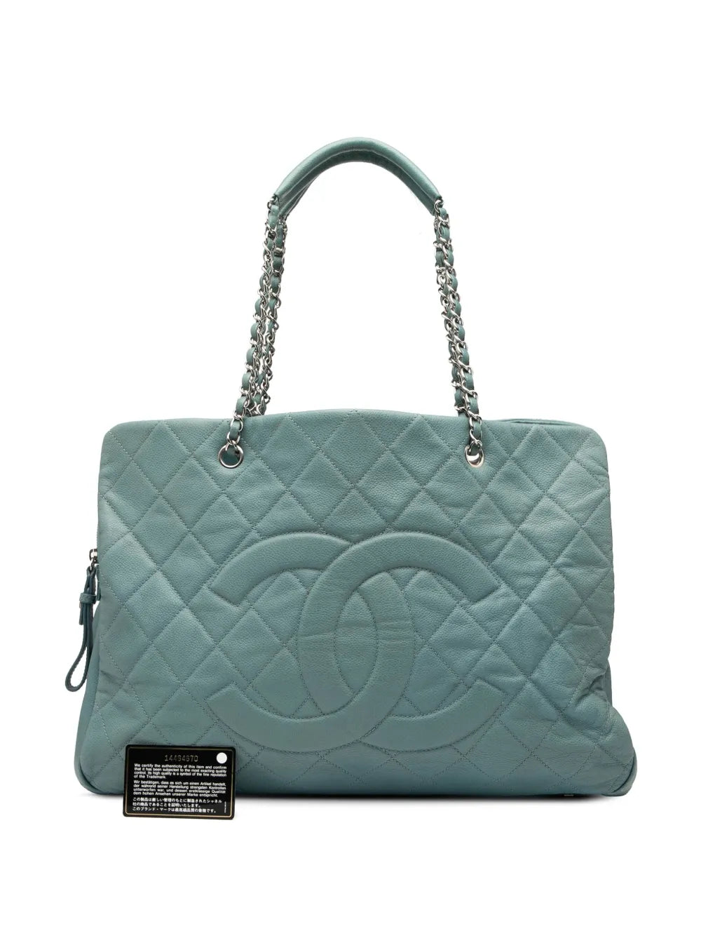 Pre-OwnedCHANEL Pre-Owned2010-2011 Quilted Caviar Timeless XL tote bag