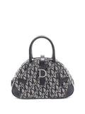 Pre-OwnedChristian Dior Pre-Owned2010-2025 Diorissimo Trotter Canvas Double Saddle Bowler Bag handbag