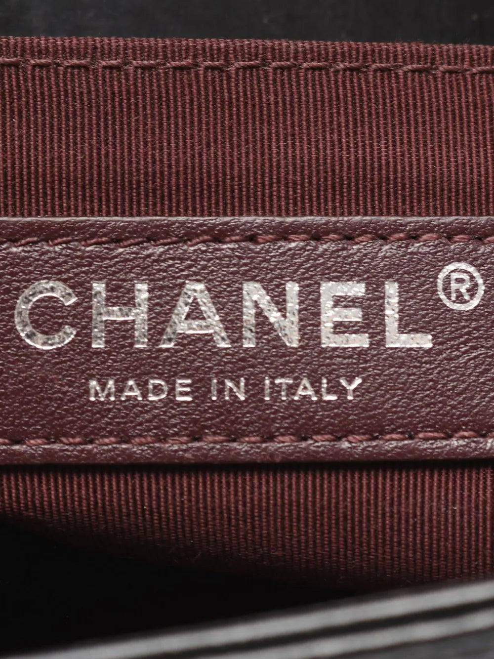 Pre-OwnedCHANEL Pre-Owned2014-2015 Small Quilted Glazed Calfskin Chained Boy Flap shoulder bag