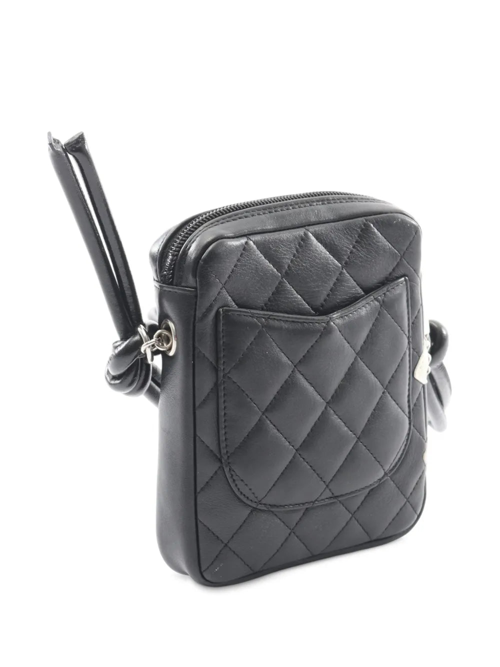 Pre-OwnedCHANEL Pre-Owned2003-2004 Small Lambskin Cambon Ligne crossbody bag