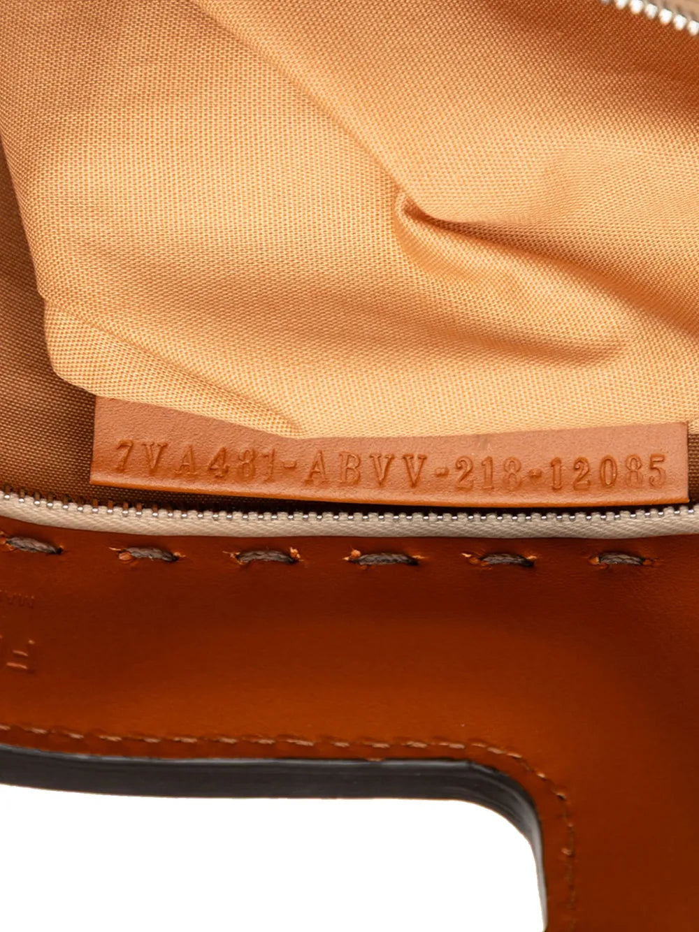 Pre-OwnedFendi Pre-Owned2000-2010 Bicolor Canvas and Leather Sunshine Shopper tote bag