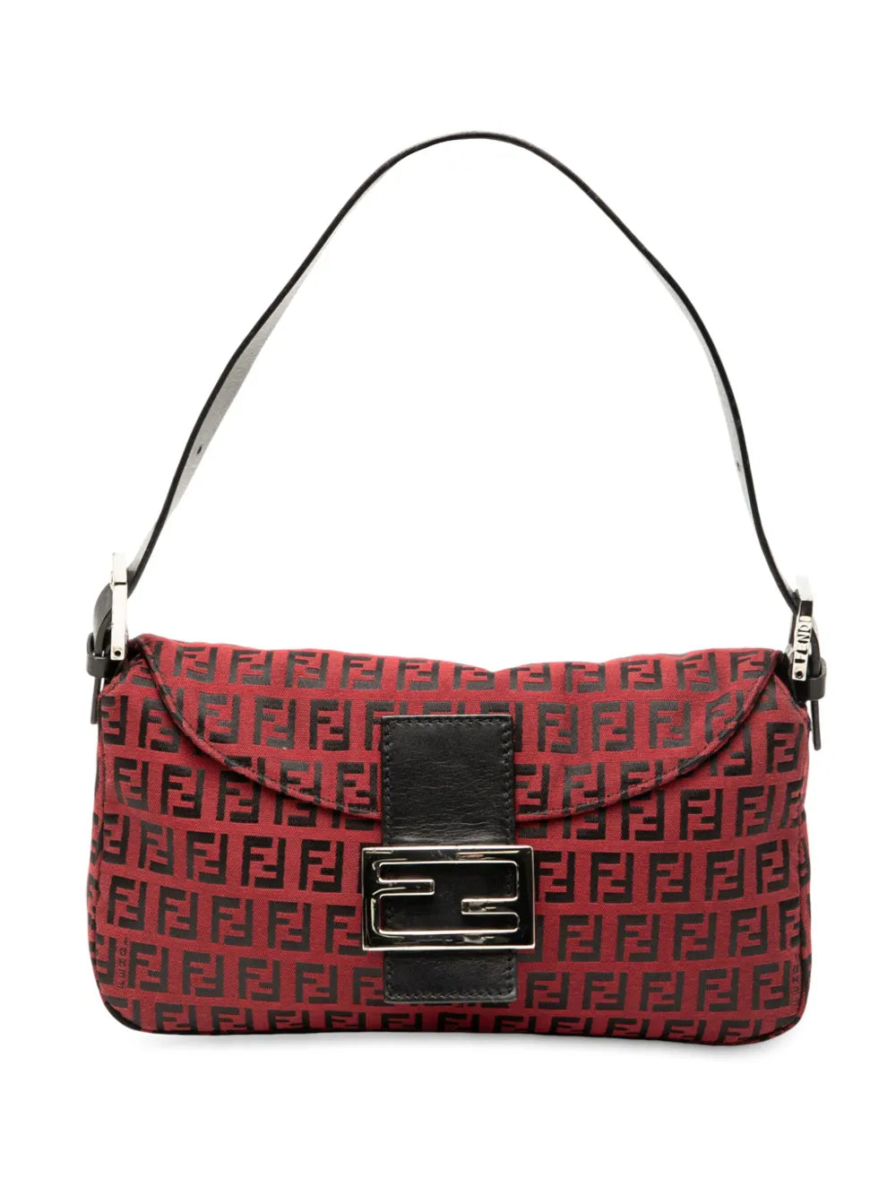 Pre-OwnedFendi Pre-Owned2000-2010 Zucchino Canvas Double Flap shoulder bag