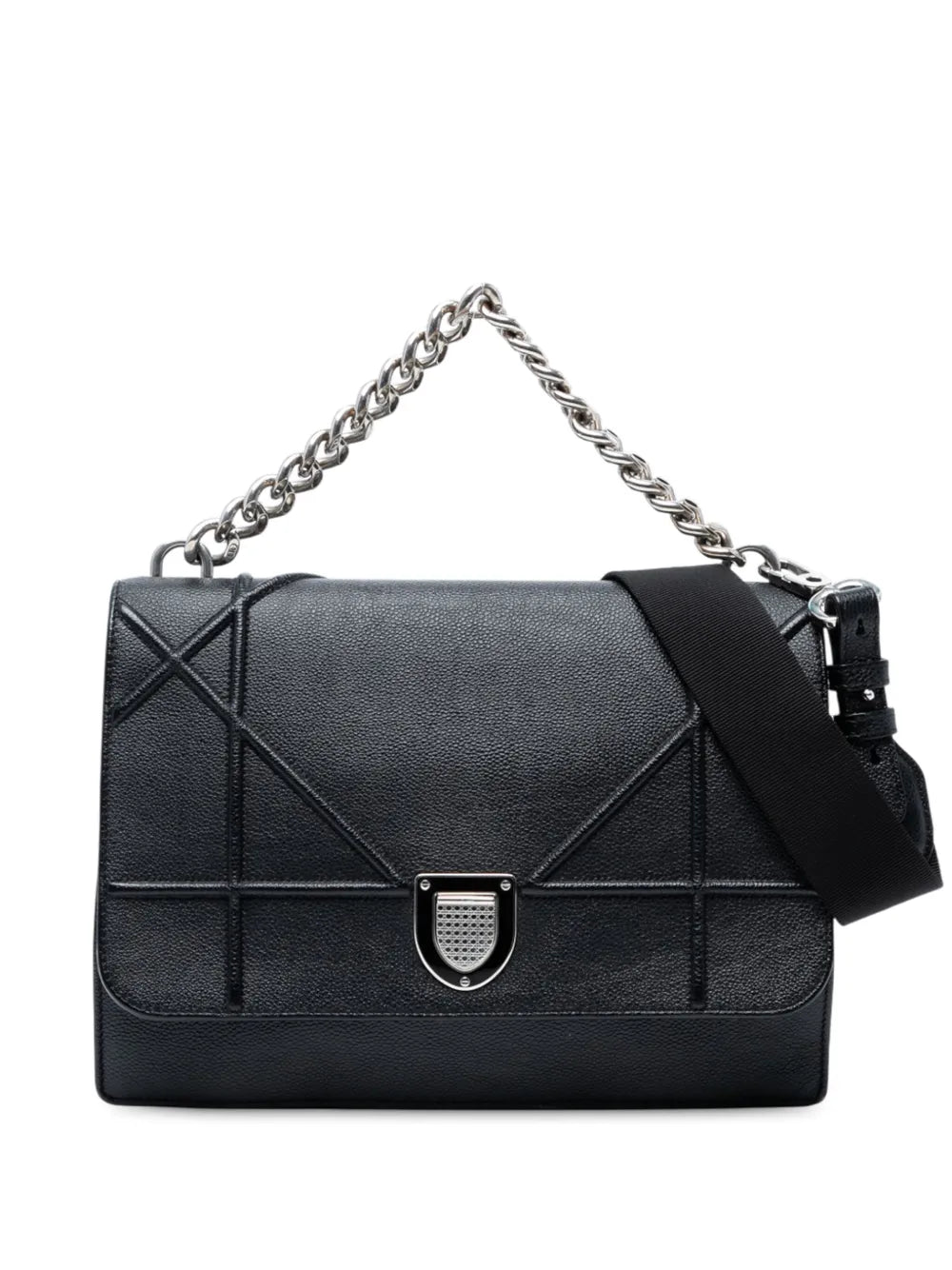 Pre-OwnedChristian Dior Pre-Owned2016 Large Grained Calfskin Diorama Flap satchel