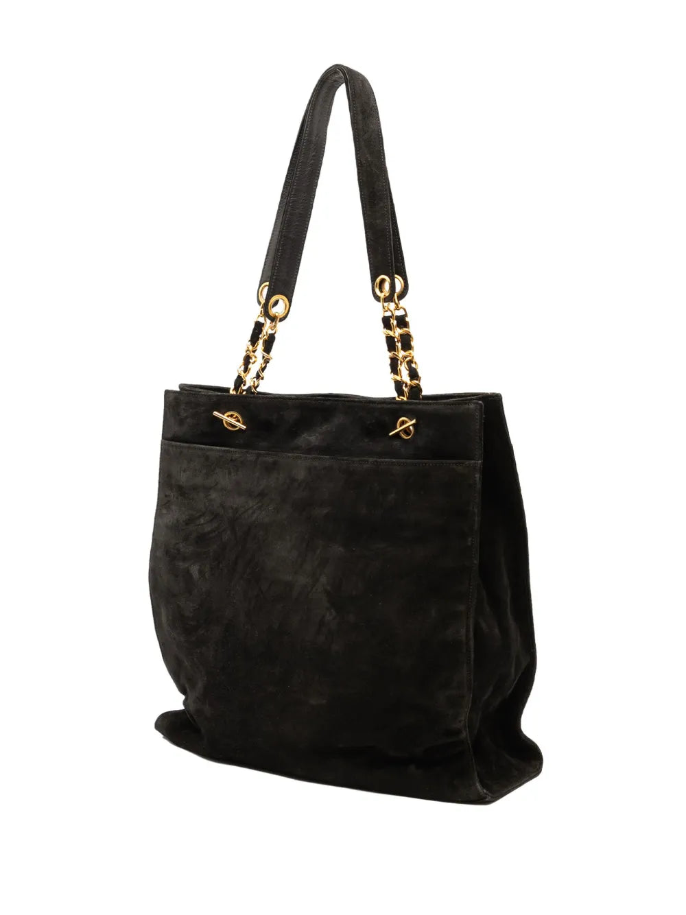Pre-OwnedCHANEL Pre-Owned1994-1996 CC Suede tote bag