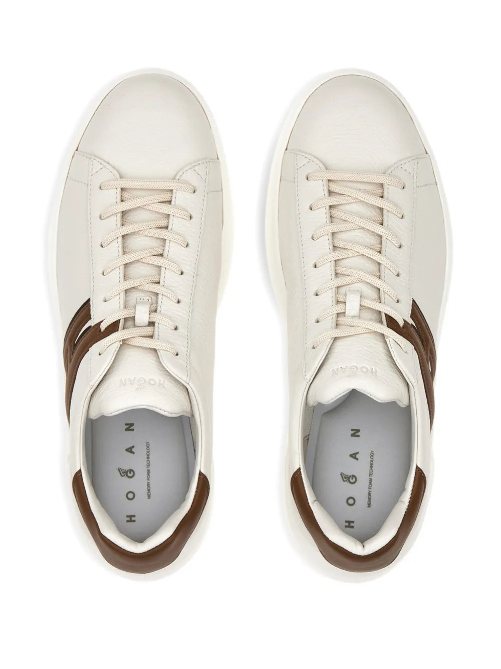 Hogan H580 Logo-Detail Leather Sneakers