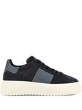 Hogan H-Stripes Suede Panelled Sneakers