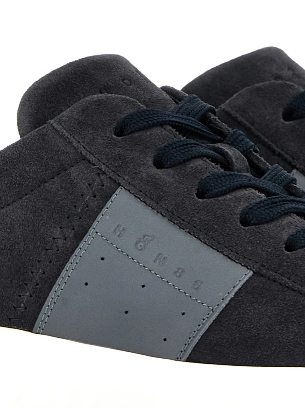 Hogan H-Stripes Suede Panelled Sneakers