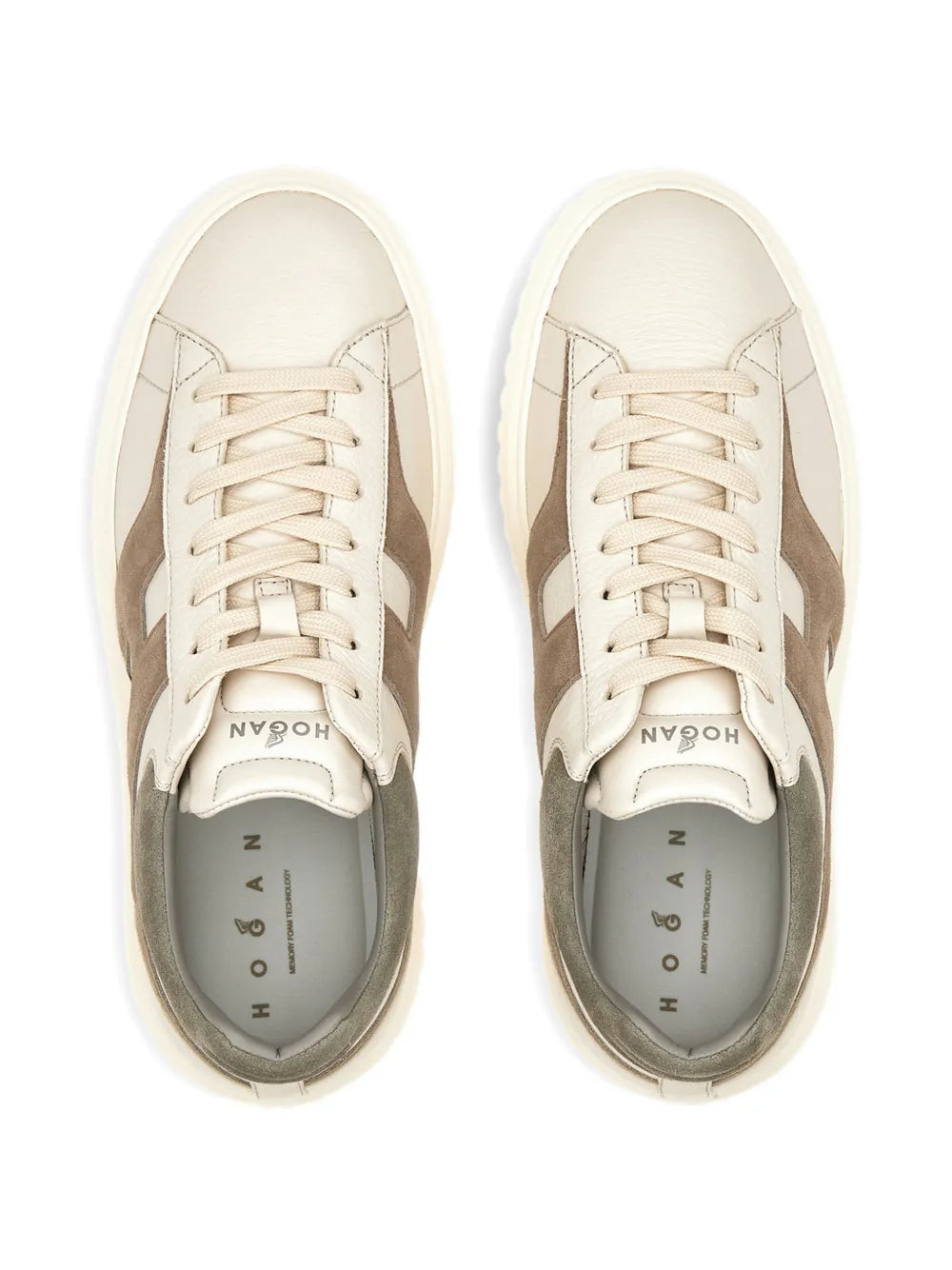 Hogan H-Stripes Platform Sneakers