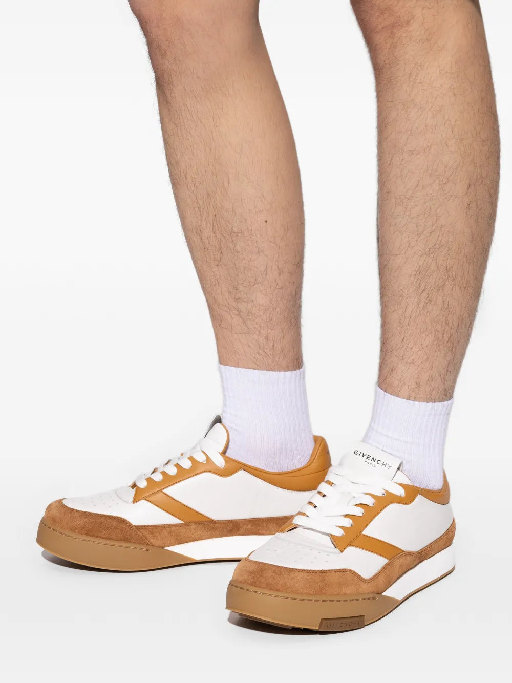 Givenchy Lace-Up Leather Sneakers