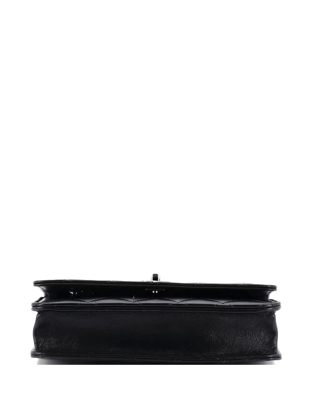 Pre-OwnedCHANEL Pre-OwnedTop Handle Phone Holder with Chain Quilted Shiny Calfskin with Crystals crossbody bag